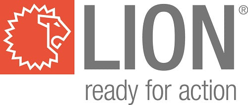 lion ready for action logo